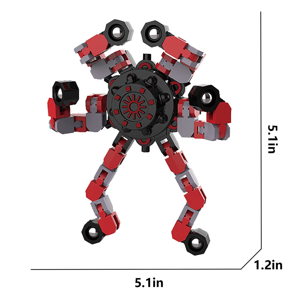 YIZER six-chain transformable spinner offers extended spins and visual appeal.