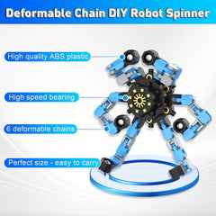 YIZER transformable fidget spinner shape-shifts into new forms.