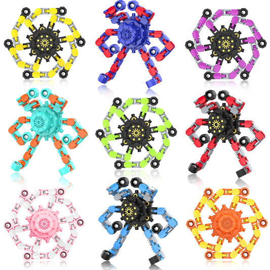 YIZER Valentines transformable spinner for calming focus and playful spins.
