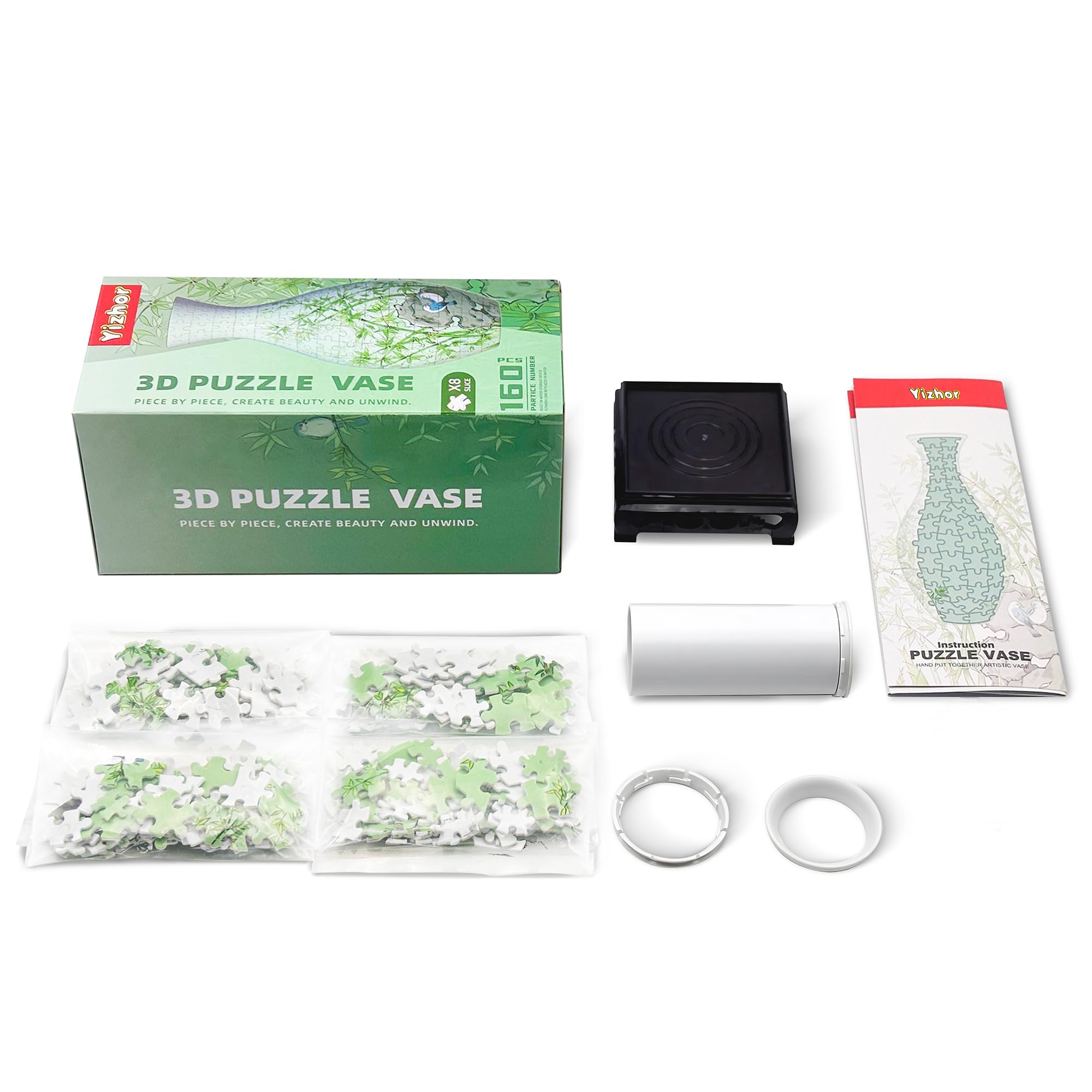 YIZHOR puzzle vase dimensions suit home decor and compact spaces