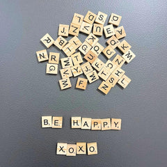 YJ PREMIUMS wooden letters resist wear with a smooth, premium finish.