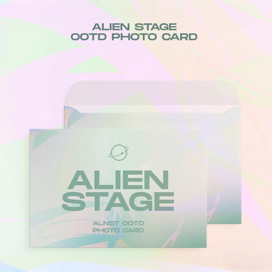 YJacuing Alien Stage Outfit Till card – vibrant artwork for shelves and fans.