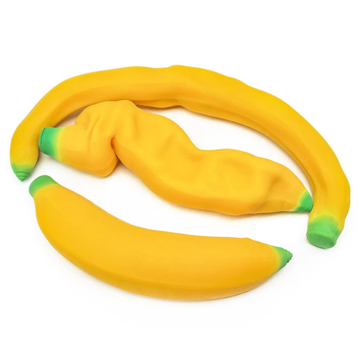 YJHWLF latex-soft decompression banana close-up highlighting texture