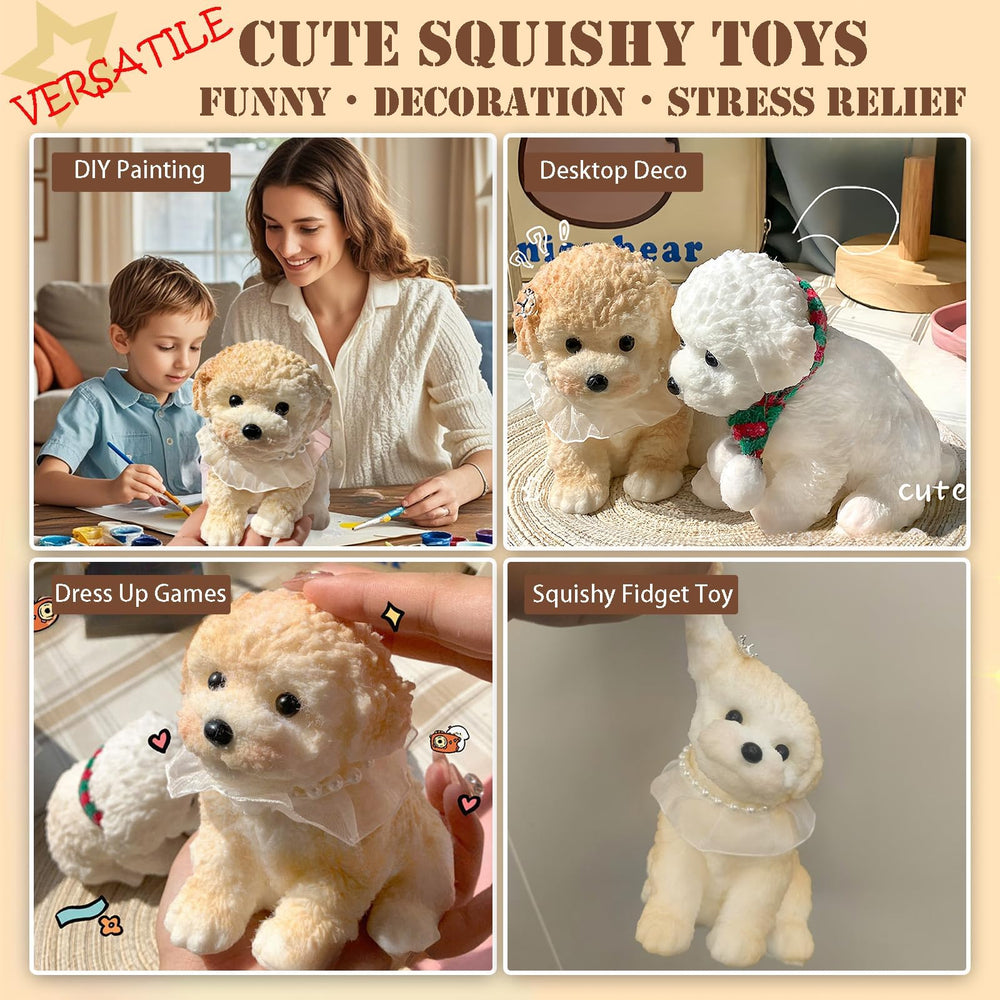YJPPDD Big Taba Squishy Dog cream decor-friendly design