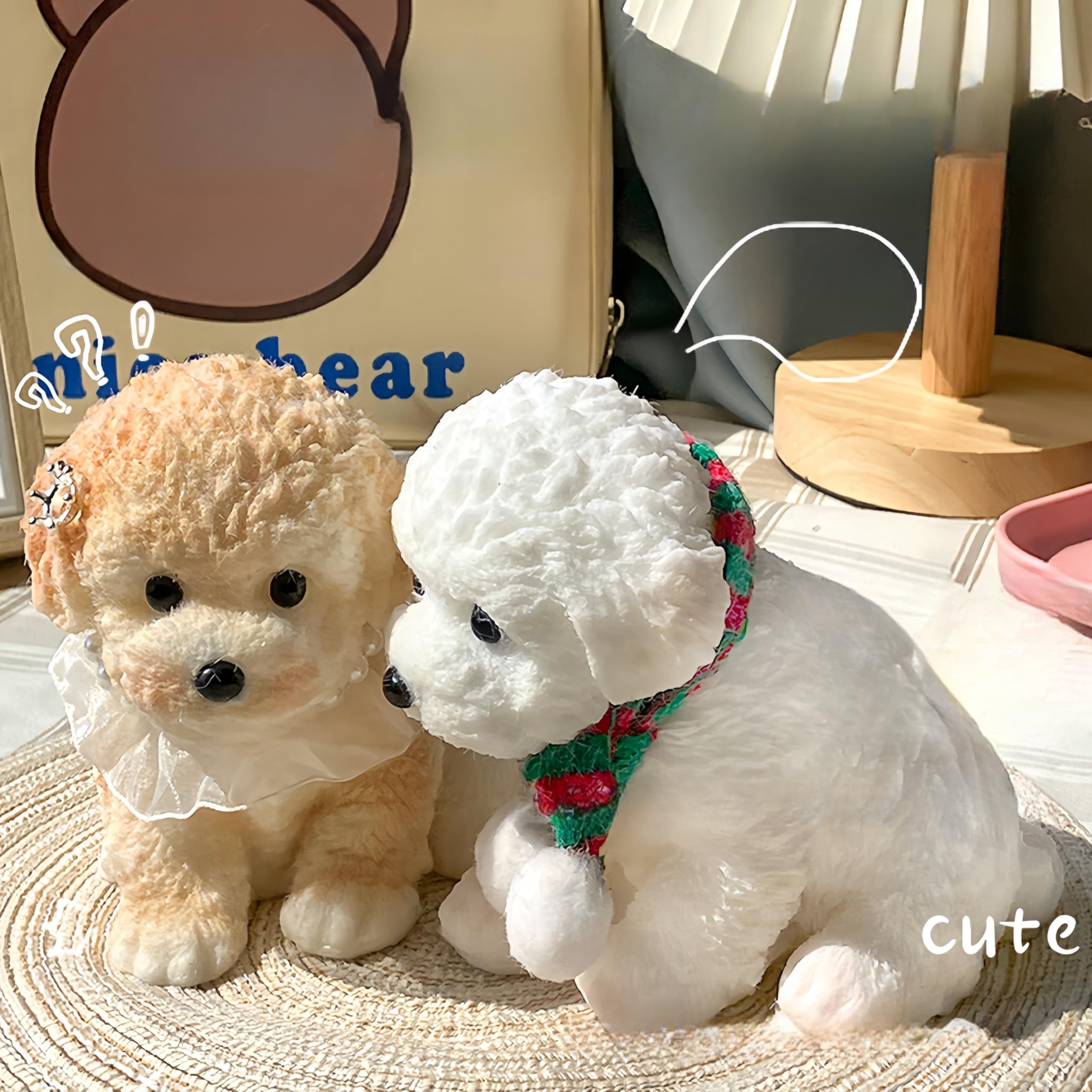 YJPPDD Big Taba Squishy Dog cream kid-friendly toy