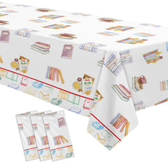 YJRJSC book-themed tablecloth with full-table coverage for a polished party setup