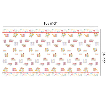 YJRJSC cleanup-friendly tablecloth with smooth surface simplifies post-event cleanup