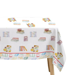YJRJSC disposable book party tablecloth offers easy cleanup after celebrations