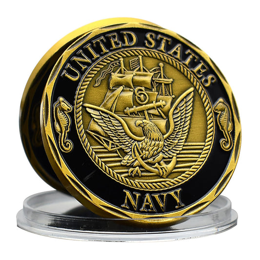 YKshop Shellback Coin emblem close-up highlighting craftsmanship