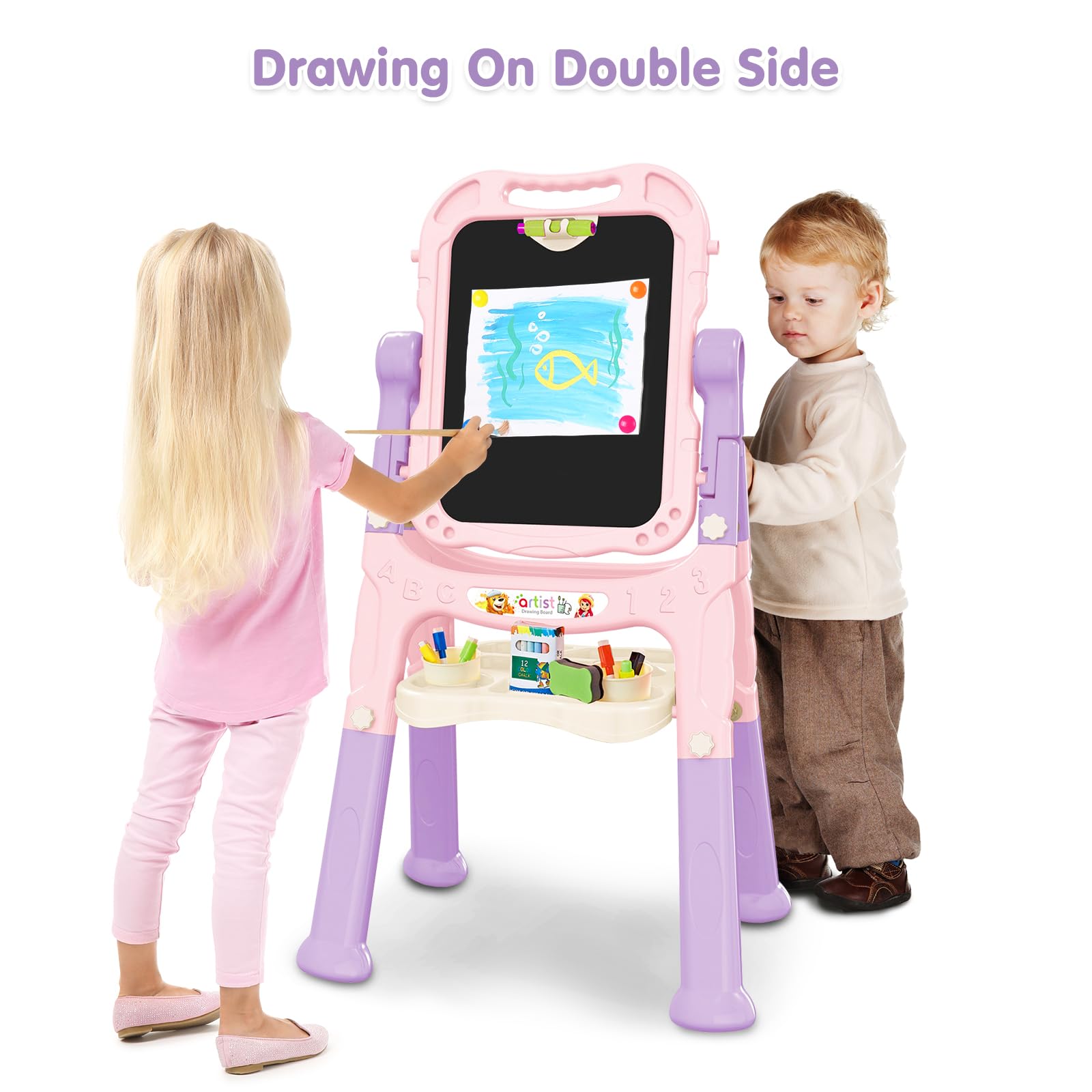 Ylovetoys 360-degree rotatable board for versatile drawing angles