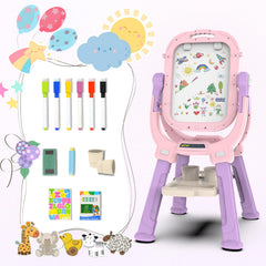 Ylovetoys easel encourages shared play and creative exploration at home or classroom.