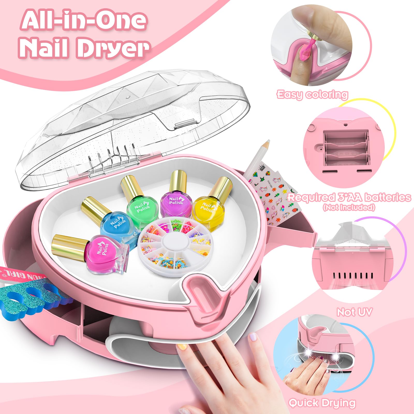 Ylovetoys nail stickers enable fast decorative looks