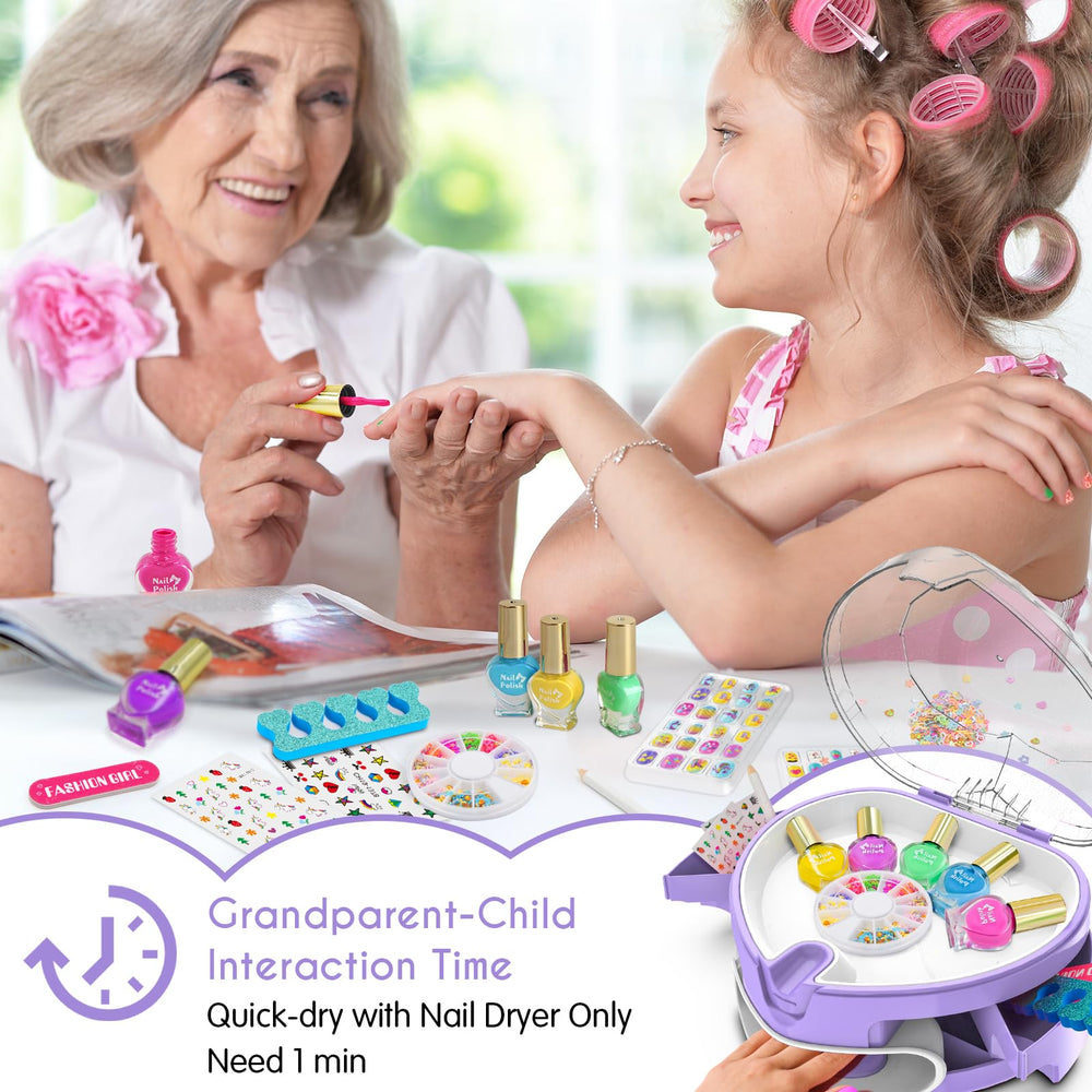 Ylovetoys nail-dryer-storage keeps all accessories organized
