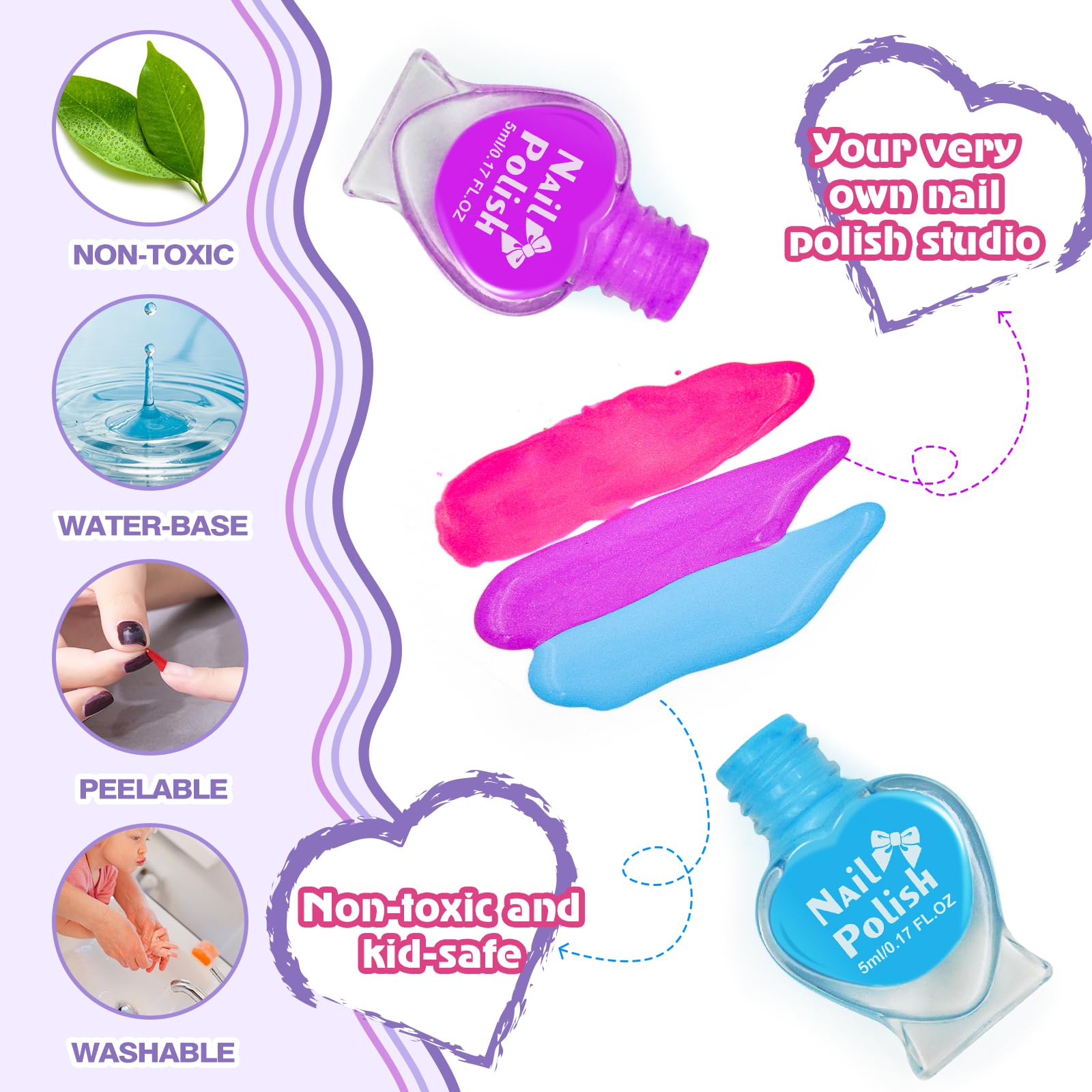Ylovetoys nail-stickers for colorful, customizable nail art