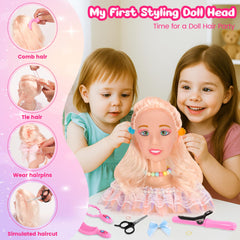 Ylpaprm realistic hair dryer with sound enhances immersive styling sessions.