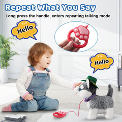 Ylpaprm remote-control leash enables speech imitation play