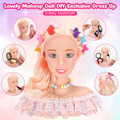 Ylpaprm safe ABS materials ensure durable, child-friendly toy hair styling.