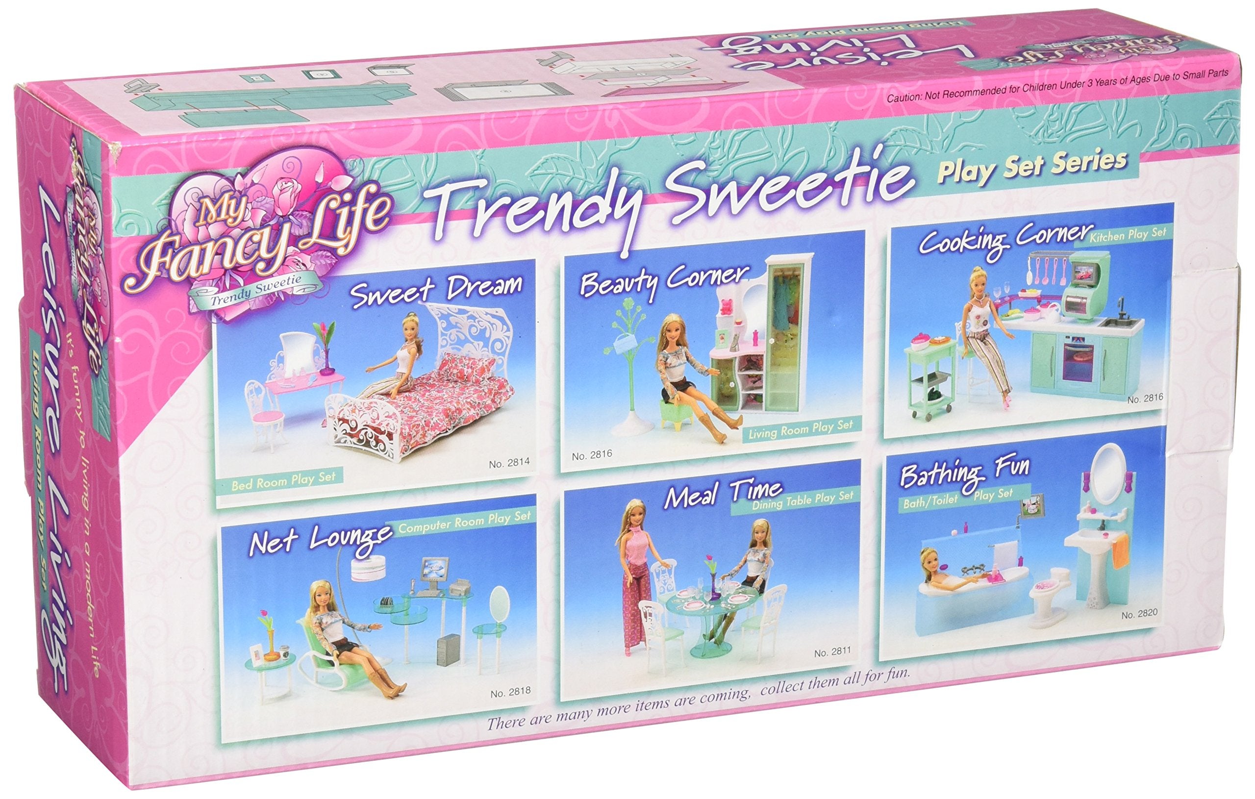 YMCtoys My Fancy Life entertainment center with TV delivers a realistic media setup for 11.5-inch dolls.