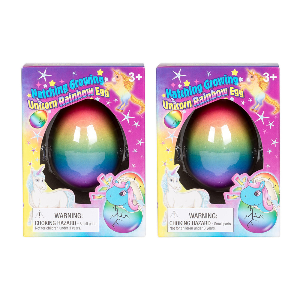 YMCtoys unicorn egg hatching close-up with rainbow foam finish