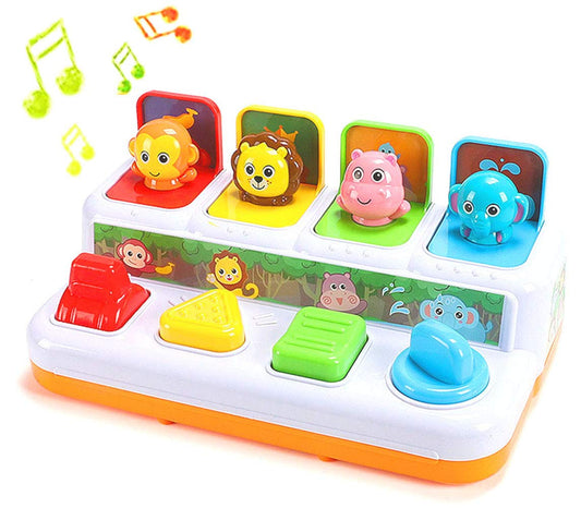 YMDLY Toys Animal Park pop-up animals for early learning through play