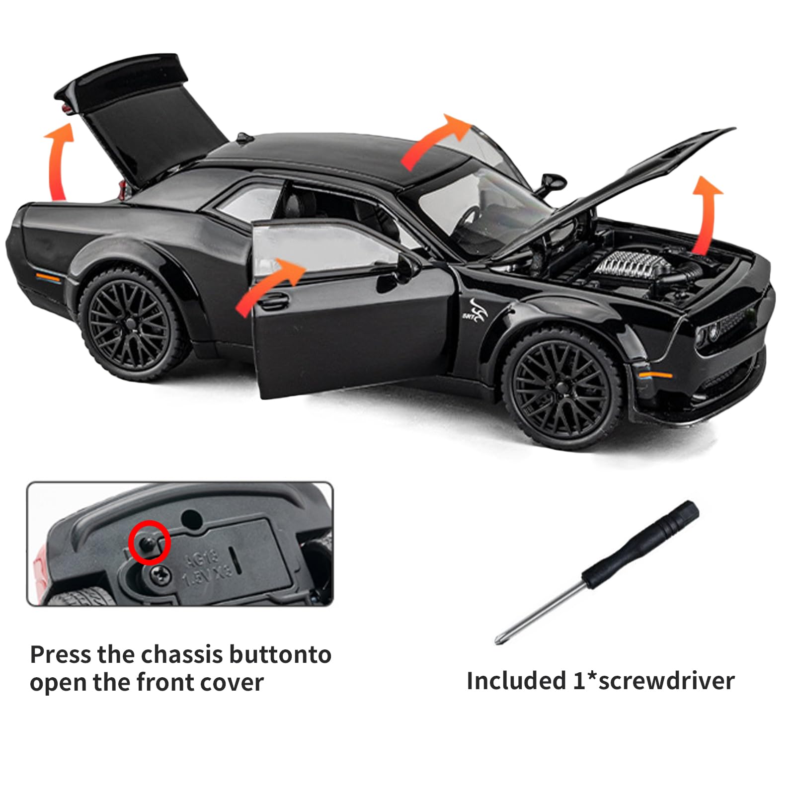 YMHAT Dodge Challenger Hellcat interior detail sparks imaginative storytelling.
