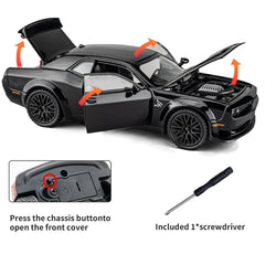 YMHAT Dodge Challenger Hellcat interior detail sparks imaginative storytelling.