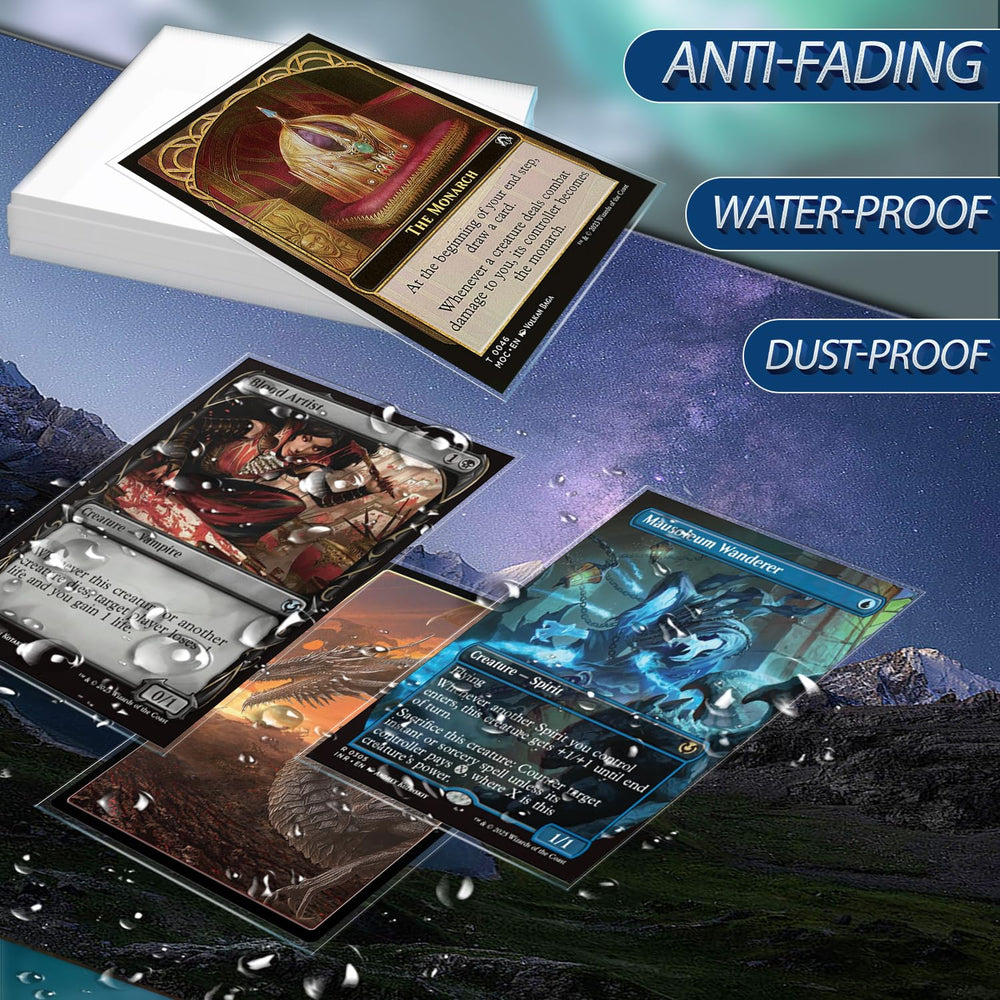 YMluky 600PS sleeves ideal for MTG, Yu-Gi-Oh!, and Magic.