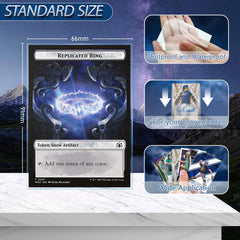 YMluky dustproof waterproof sleeves guard cards during storage