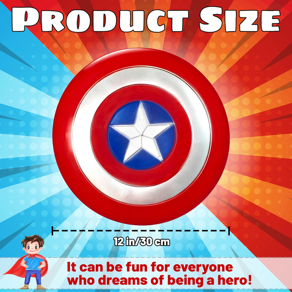 YMMAALE superhero shield prop for cosplay and hero moments