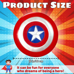 YMMAALE superhero shield prop for cosplay and hero moments