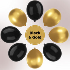 YMSZ 12inch metallic gold balloon adds a shimmering focal point.