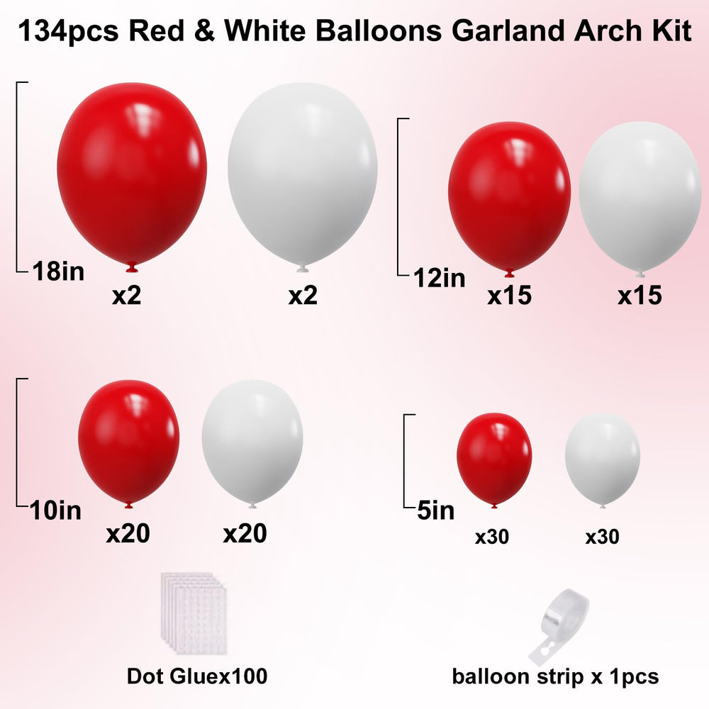 YMSZ 18 inch red balloon for bold centerpiece ideas.