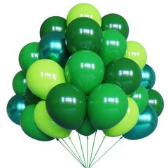 YMSZ 67-piece green balloons kit for chic party décor.