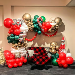 YMSZ red-green confetti balloons create lively occasions
