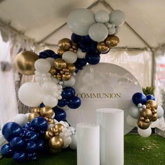 YMSZ four sizes arranged into a cohesive arch arrangement