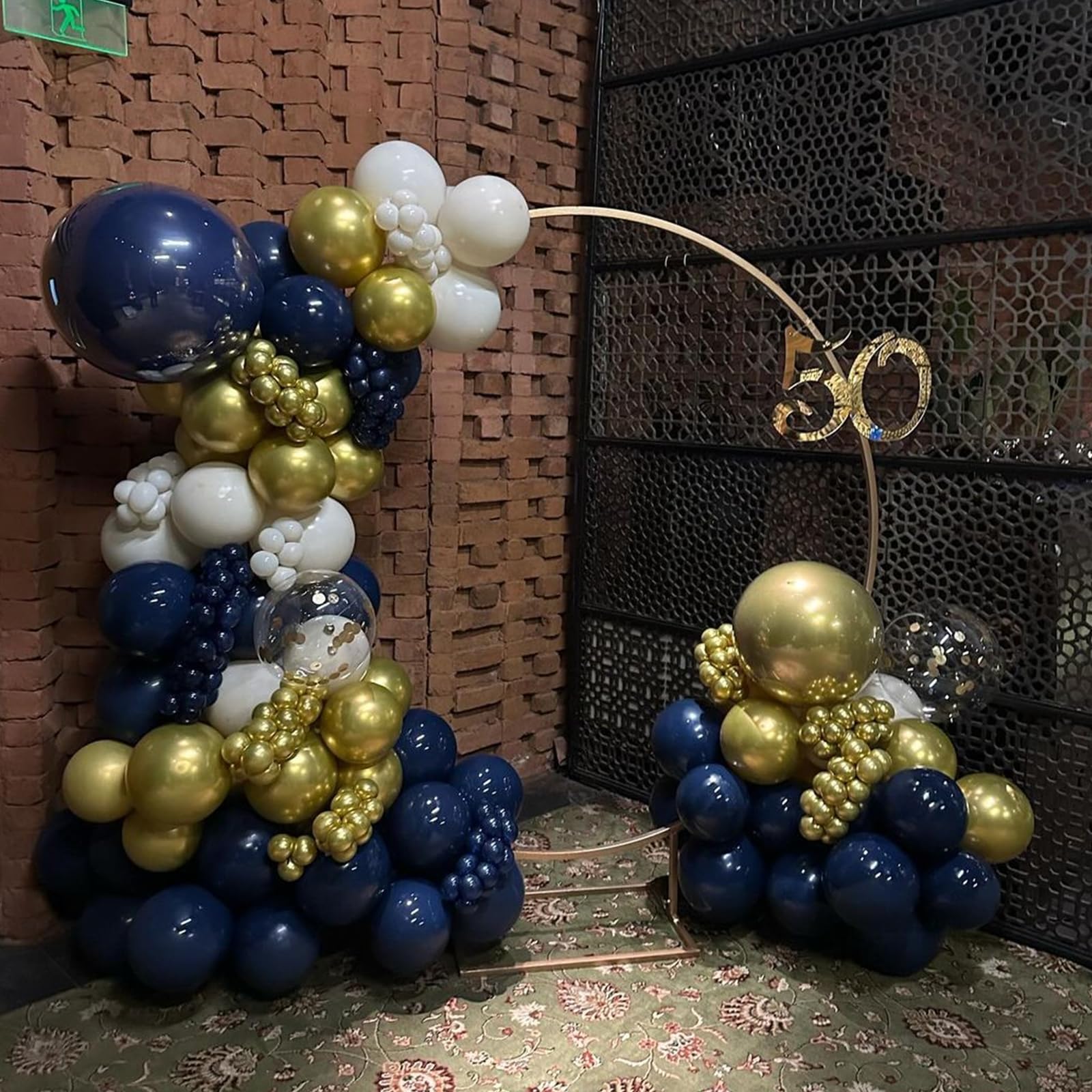 YMSZ garland strip and glue dots included for easy setup