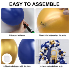 YMSZ gold balloon detail with glossy finish adds elegant shine