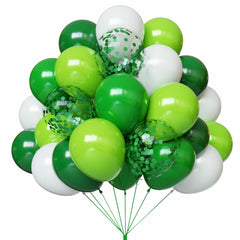 YMSZ Green Balloons Set packaging view for quick party setup