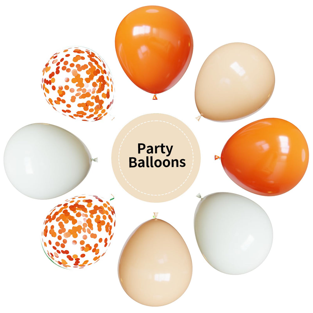 YMSZ nude balloons 12-inch tone for chic confetti accents