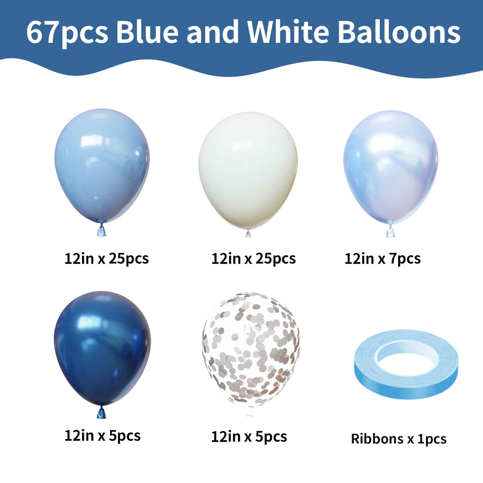 YMSZ silver confetti balloons add festive shimmer to celebrations.