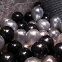 Silver ribbon roll included with YMSZ balloons for polished accents