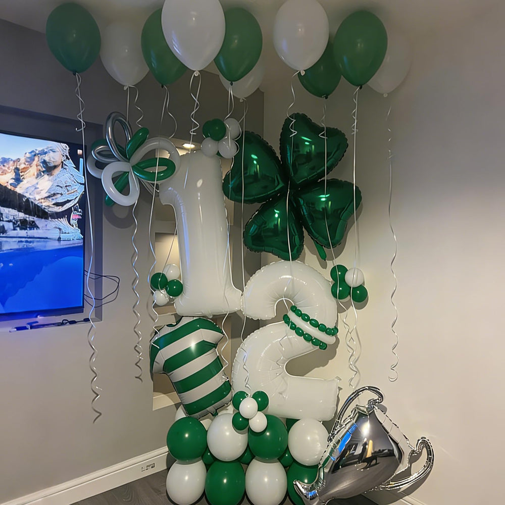 YMSZ St Patrick's Day decor inspiration in green tones