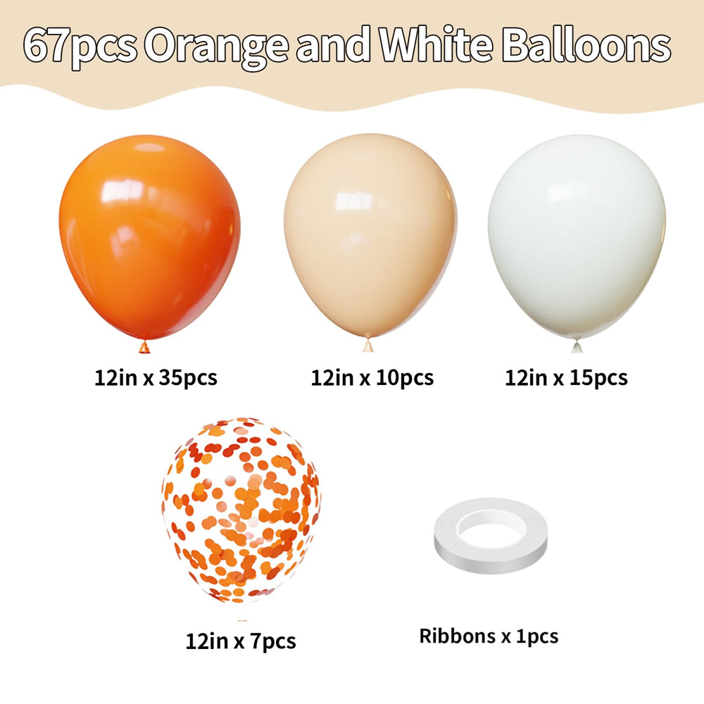 YMSZ white balloons 12-inch kit for clean, elegant accents