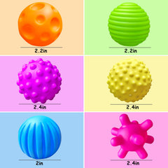 Ynanimery bath time sensory balls float for splashy squeezing fun