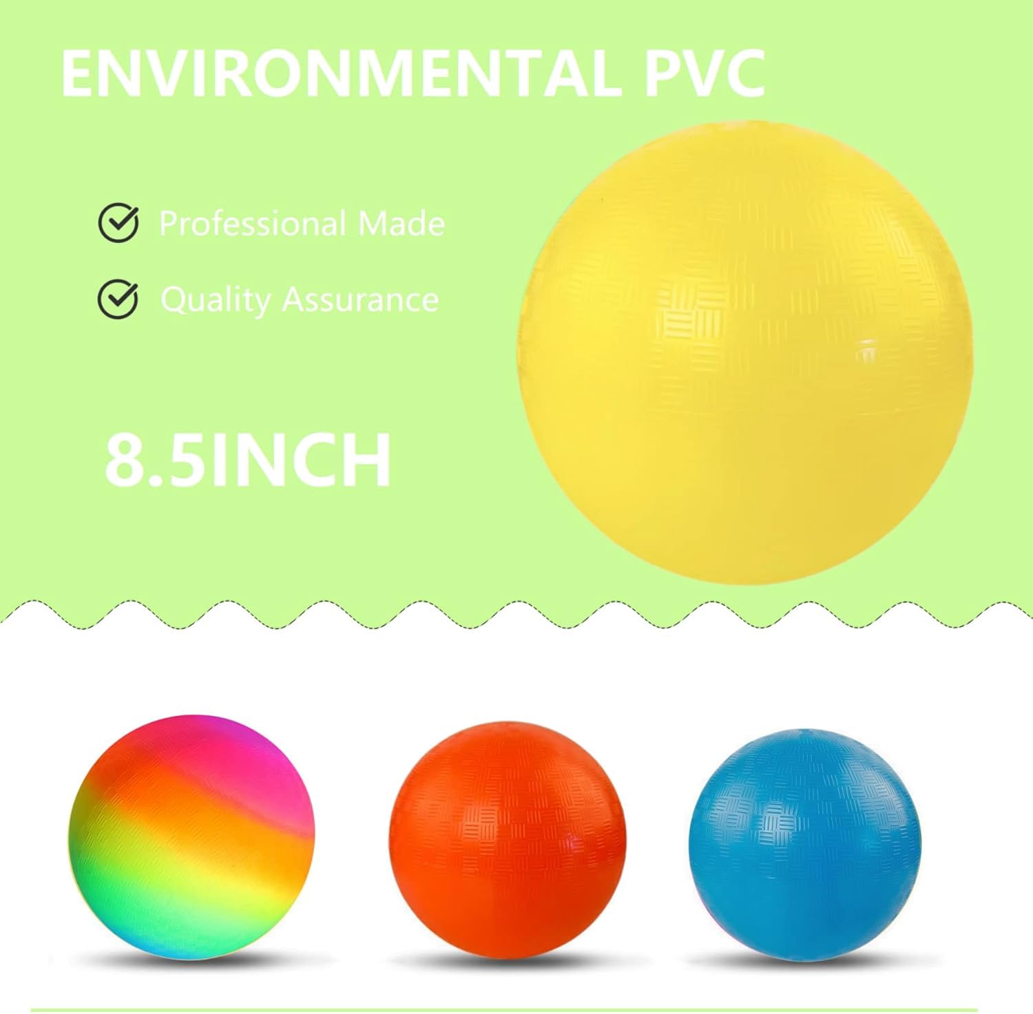 YNHFIFI rainbow ball adds color to group play and gym time.