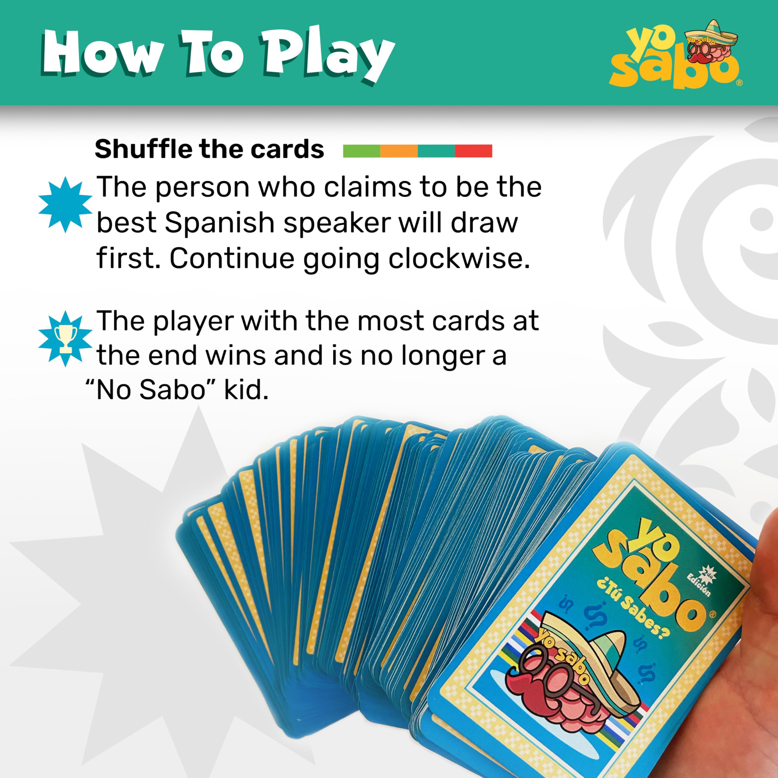Yo Sabo Edition 2 trivia cards exploring Latino culture with engaging questions