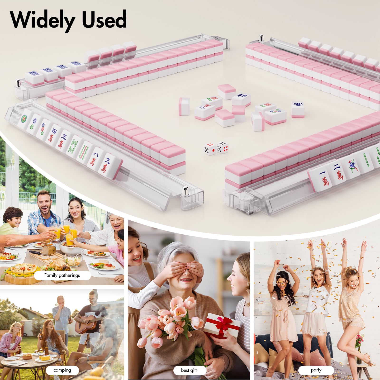 Durable YOAEAILY acrylic plastic construction for long-lasting use.