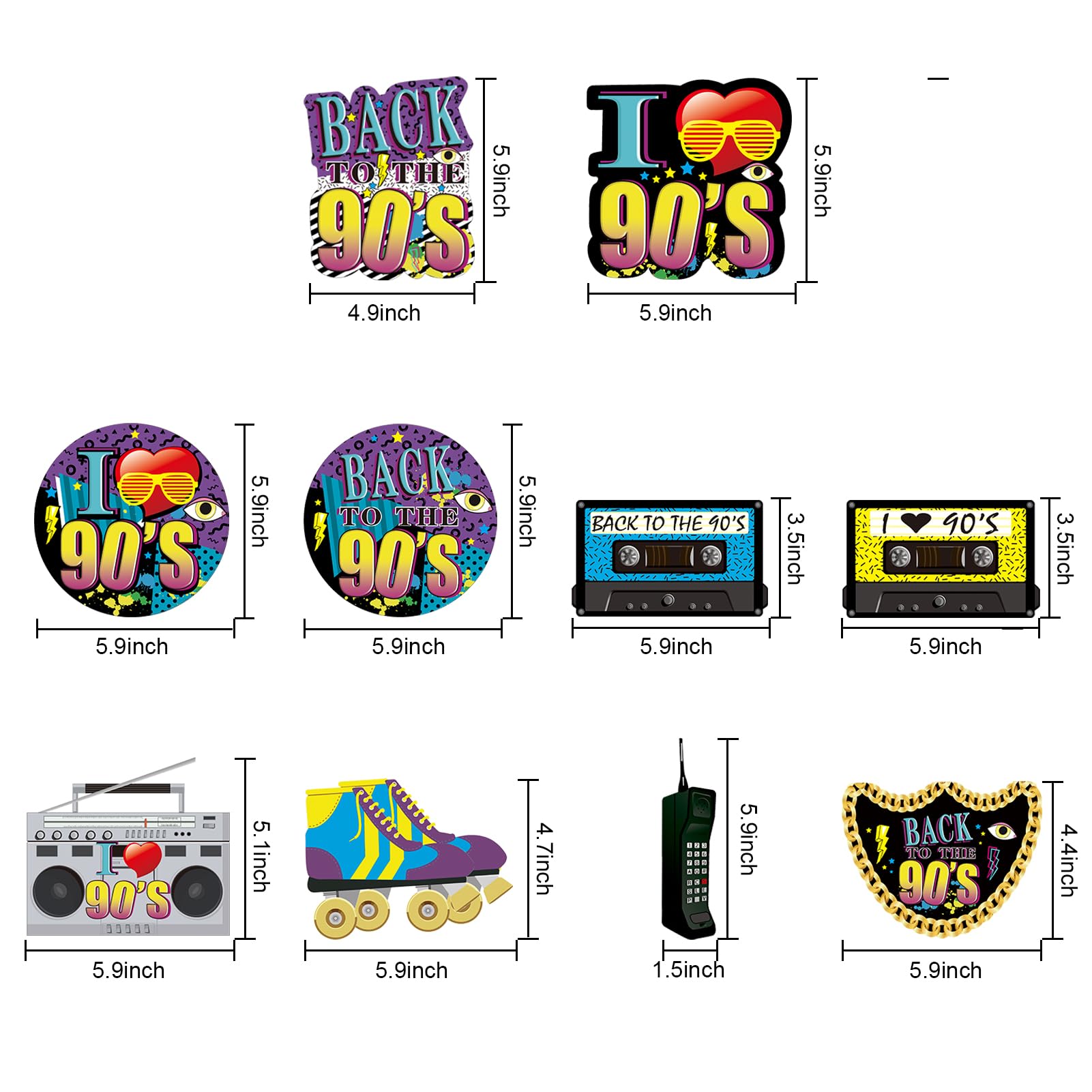 Yoaokiy 90s centerpiece sticks for sturdy, stylish table toppers.