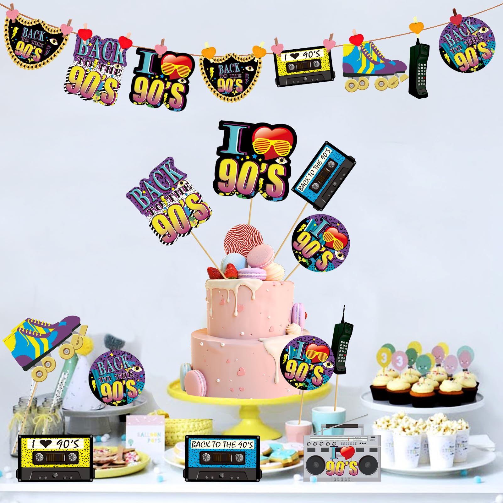 Yoaokiy 90s photo booth props spark playful party memories.