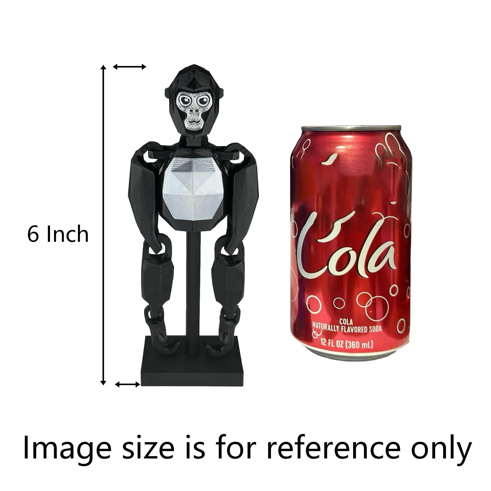 Yobbogo Monkey Tag Model at 6-inch scale for shelf showcase.